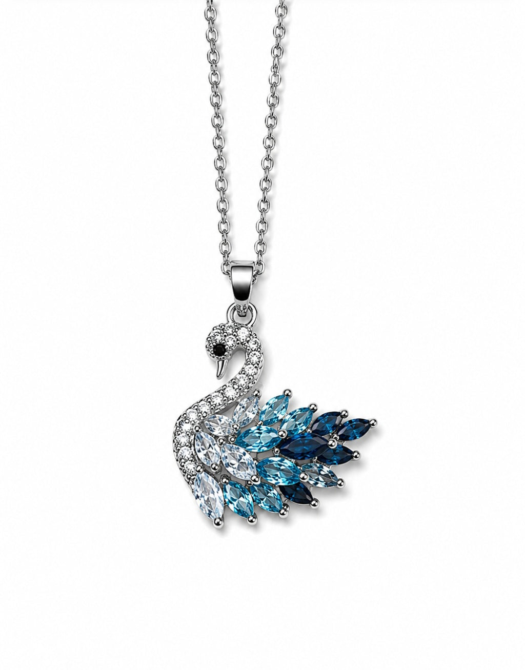 Crystal Swan Necklace Collection