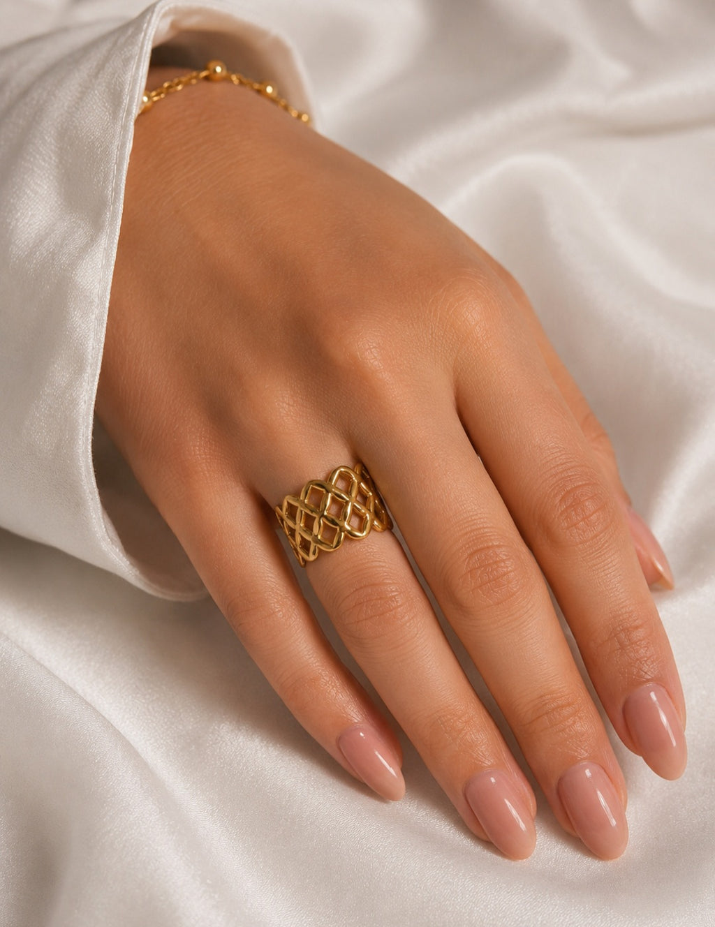 Aurora Ring – Gold Stainless Steel
