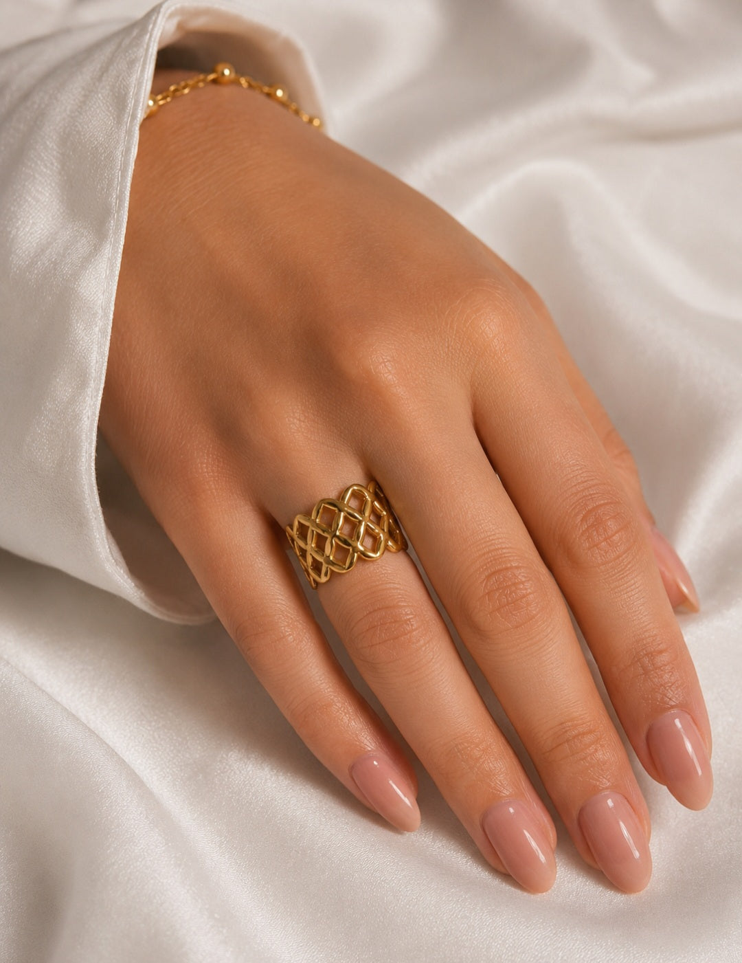 Aurora Ring – Gold Stainless Steel