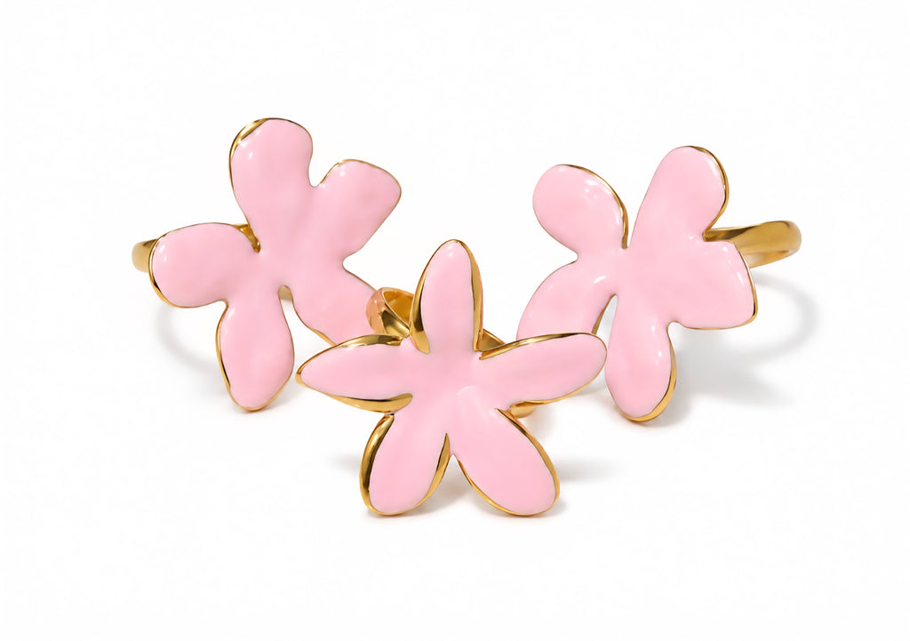 Rosé Blossom Ring