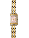 Vintage Gu-cci mix sliver X gold with pink dial.