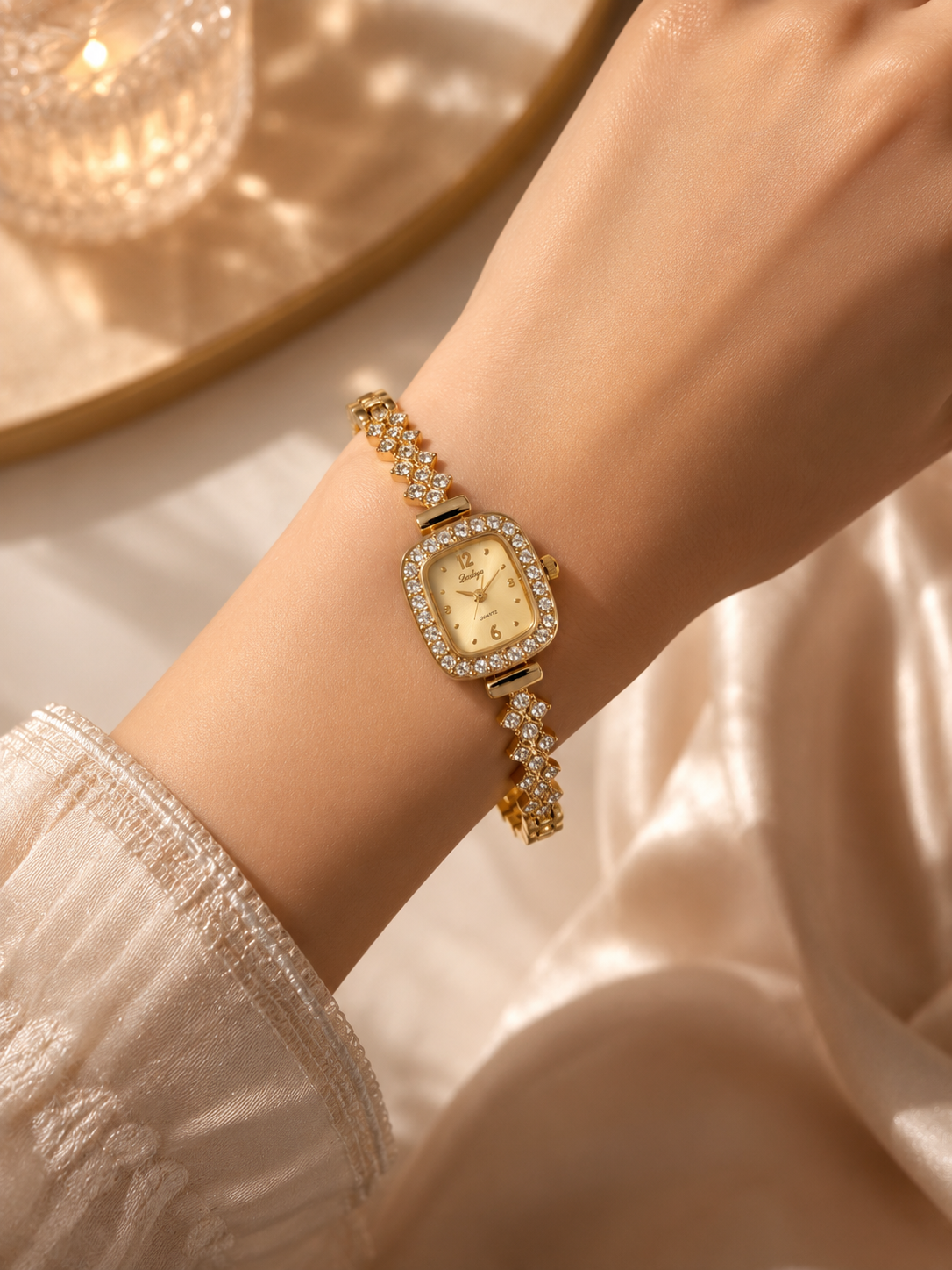 Lumière Gold Watch – Gold Dial