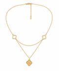 Celeste Golden Clover Necklace