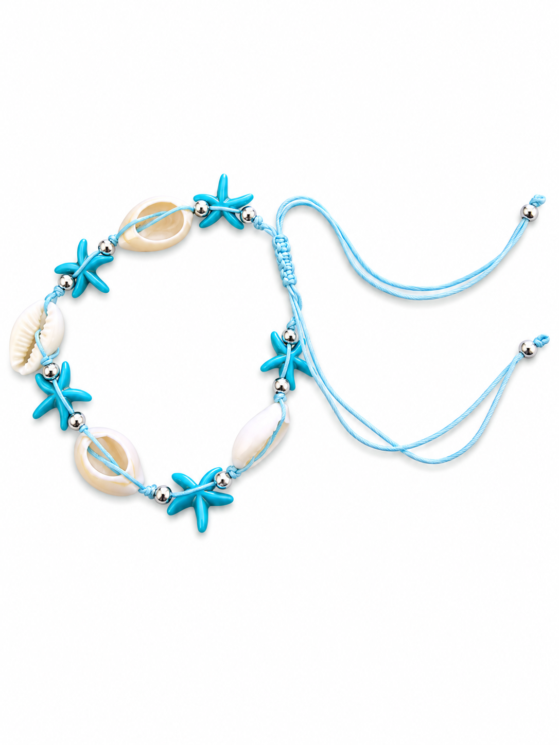 Azure Starfish Ankle Bracelet