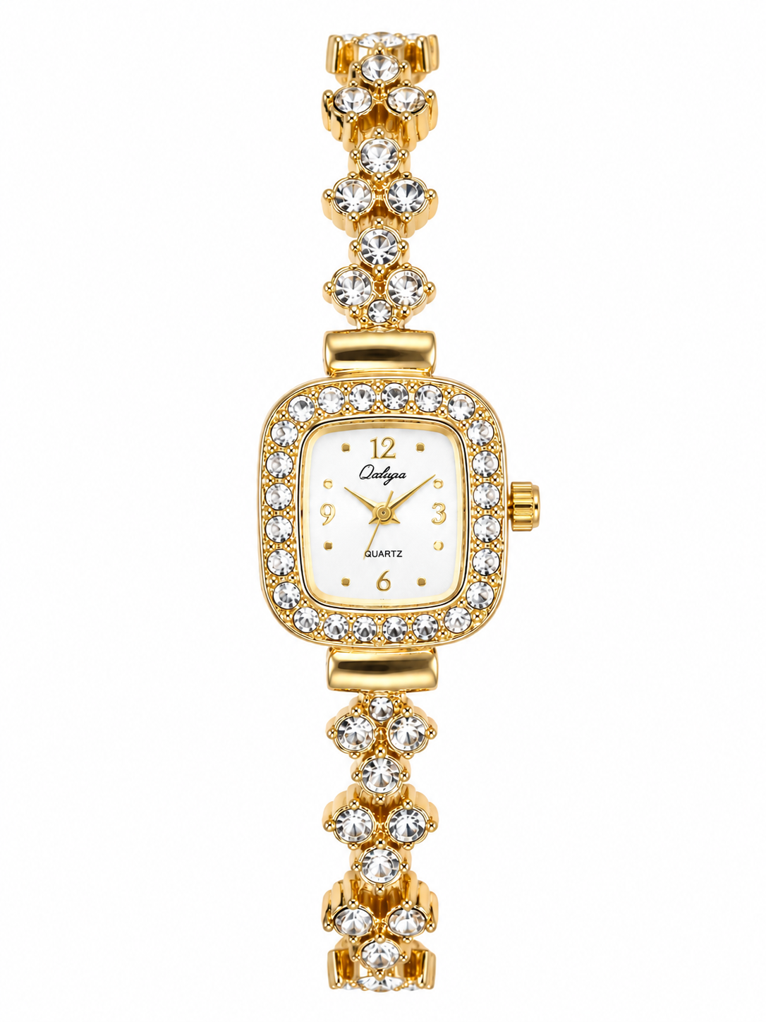 Lumière Gold Watch – White Dial