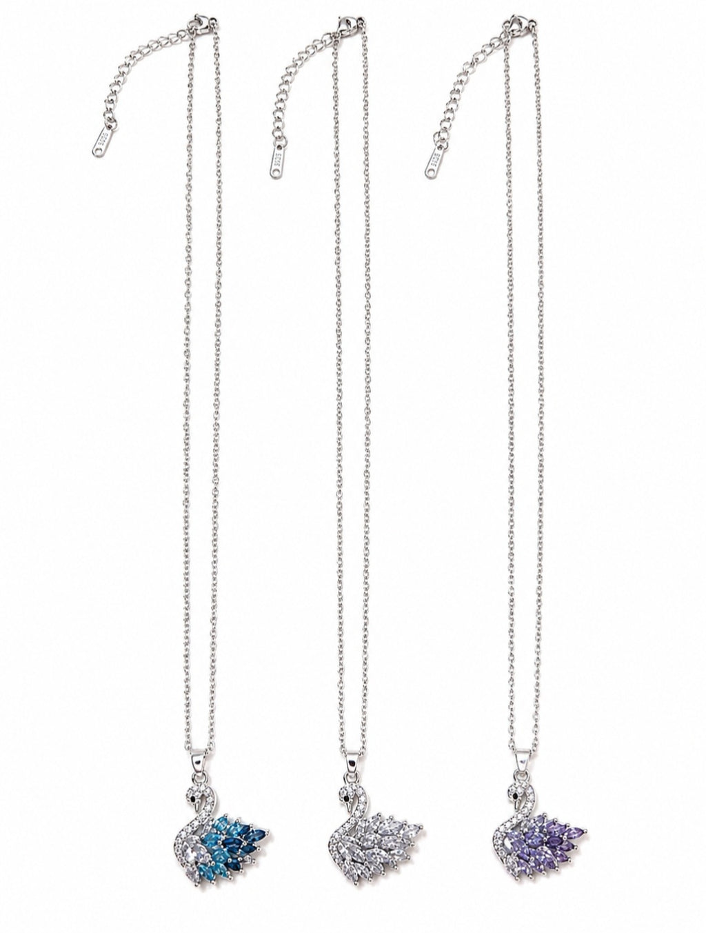 Crystal Swan Necklace Collection