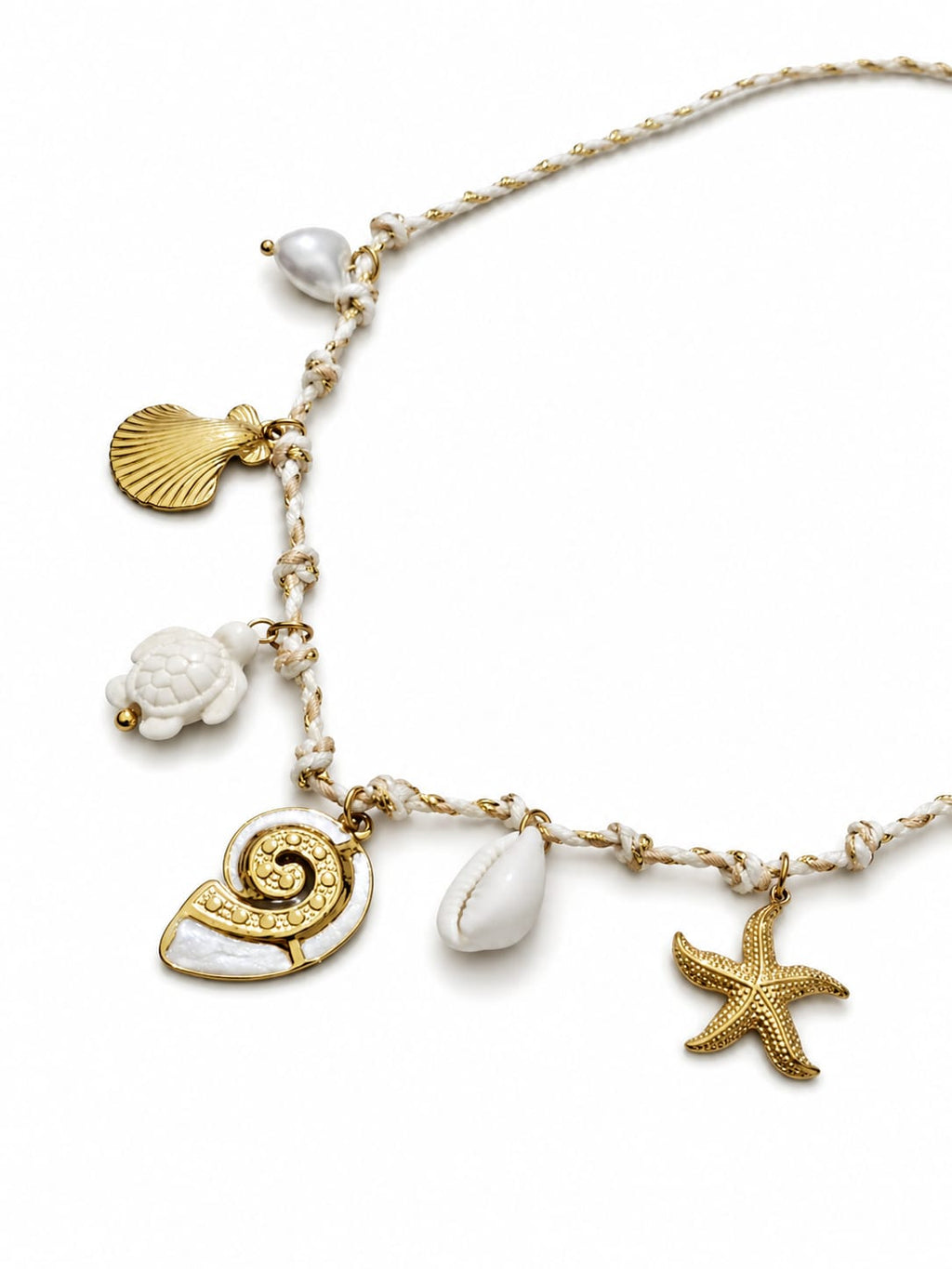White Ocean Whisper Necklace