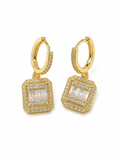 Square Drop Earrings