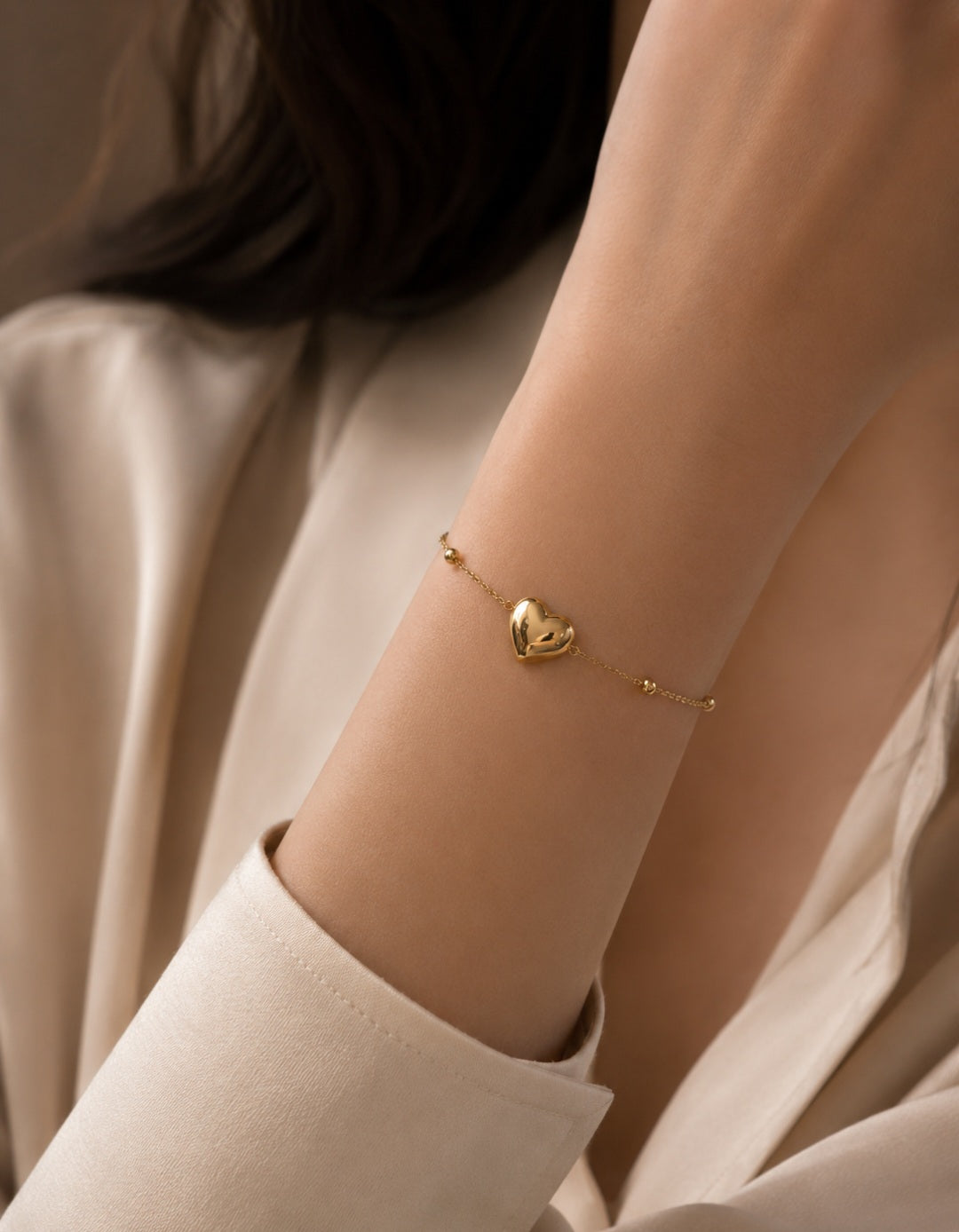 Golden Heart Bracelet