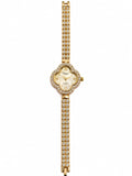 Golden Blossom Crystal Watch