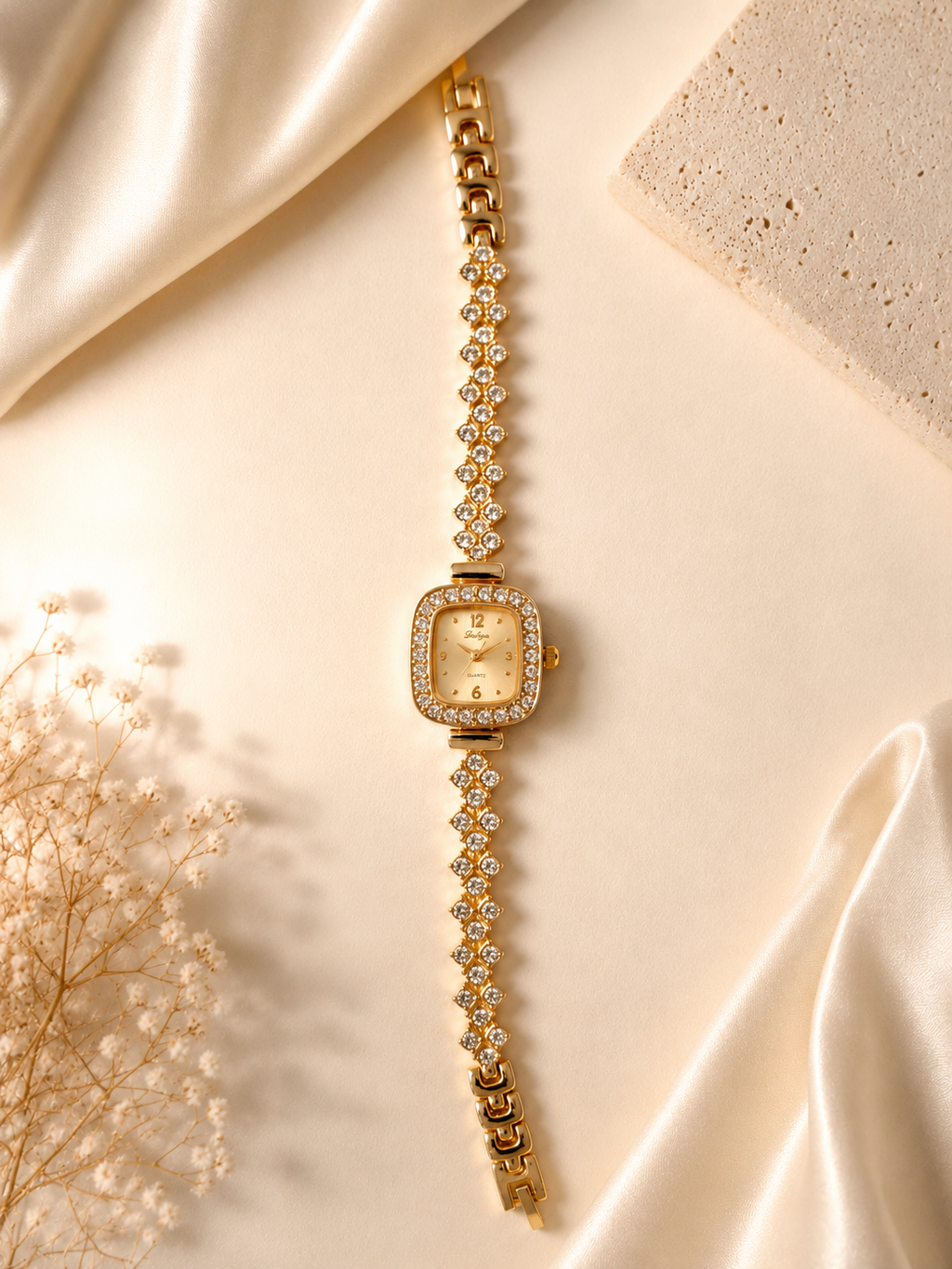 Lumière Gold Watch – Gold Dial