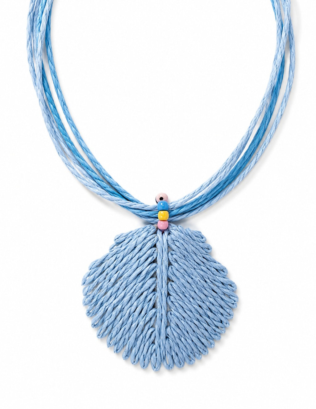 Ocean Sky Blue Shell Necklace